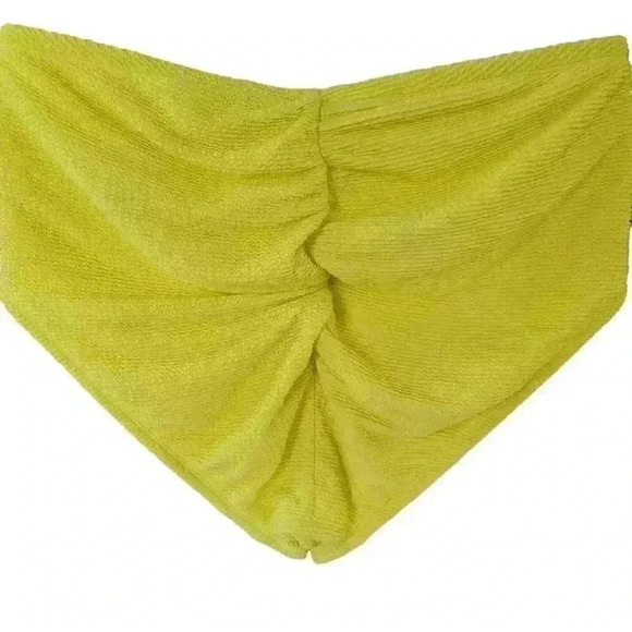 Xhilaration Womens Plus Bikini Bottoms Size 20W/22W Yellow Textured NWT - Picture 3 of 6